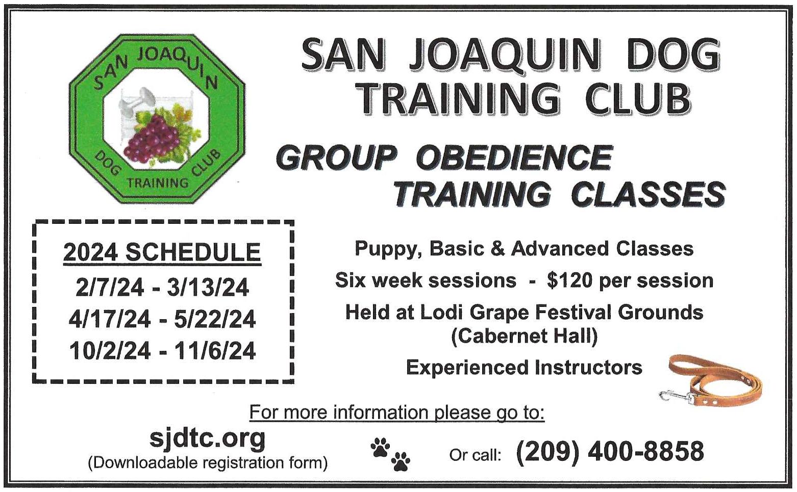 SJDTC Training classes 2024